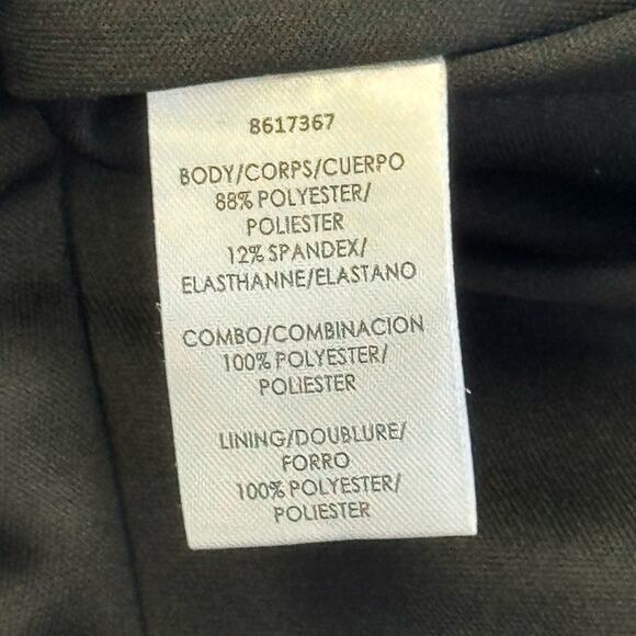 NWT JS Collections One-Shoulder Bow Gown for Cocktail Maxi Gown Sz 8 Black - Picture 6 of 12